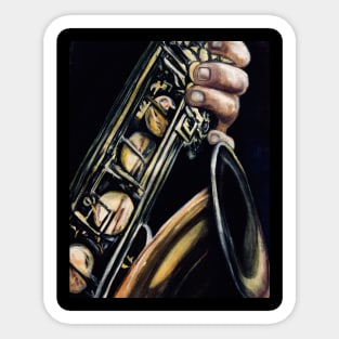 Saxophone Sticker